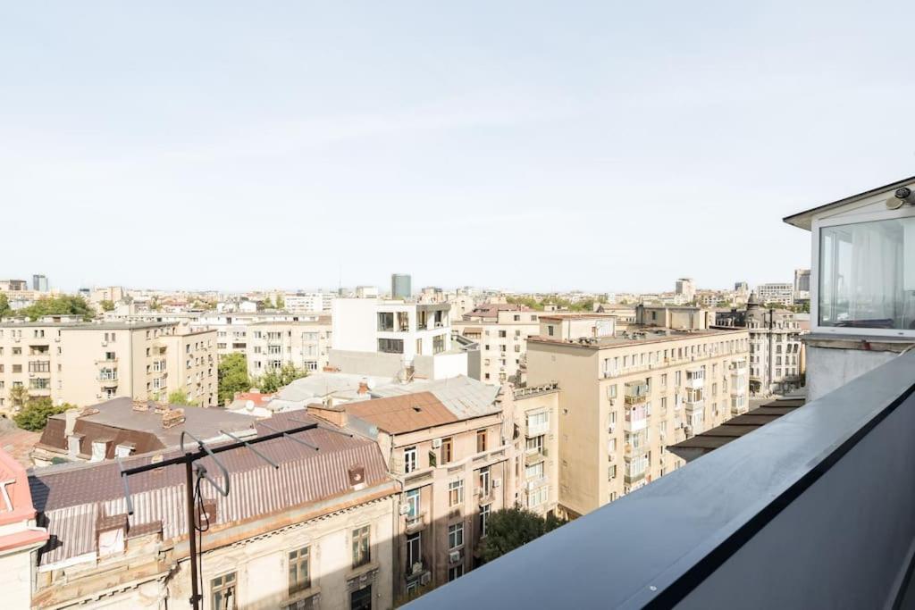 Ferienwohnung Stunning Views 3Br Sunny Flat - Amazing Terrace Bukarest Exterior foto