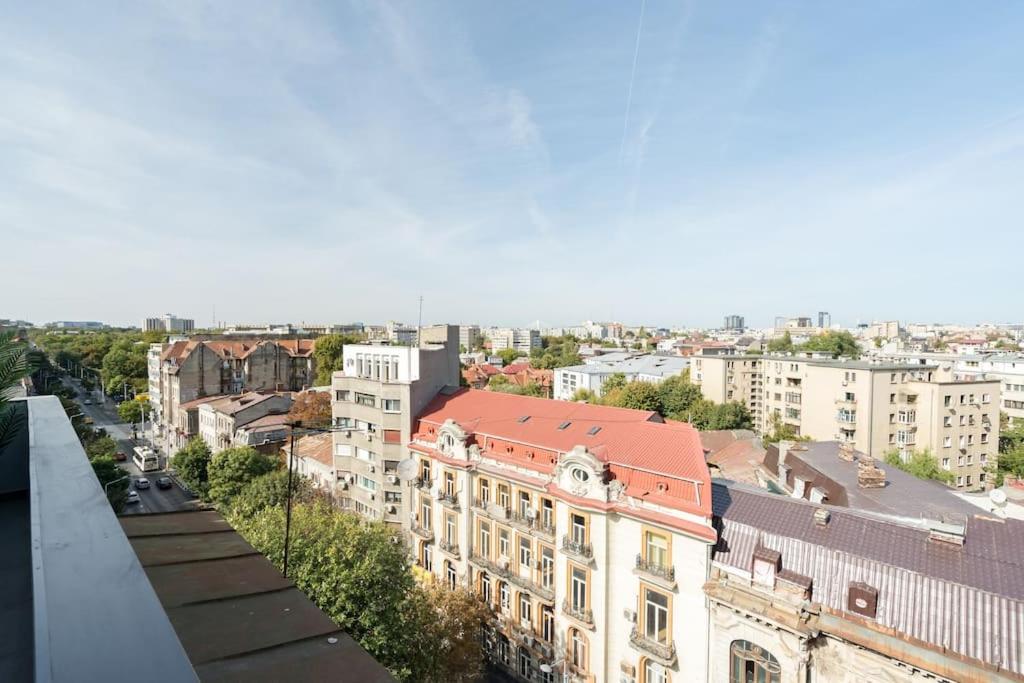 Ferienwohnung Stunning Views 3Br Sunny Flat - Amazing Terrace Bukarest Exterior foto